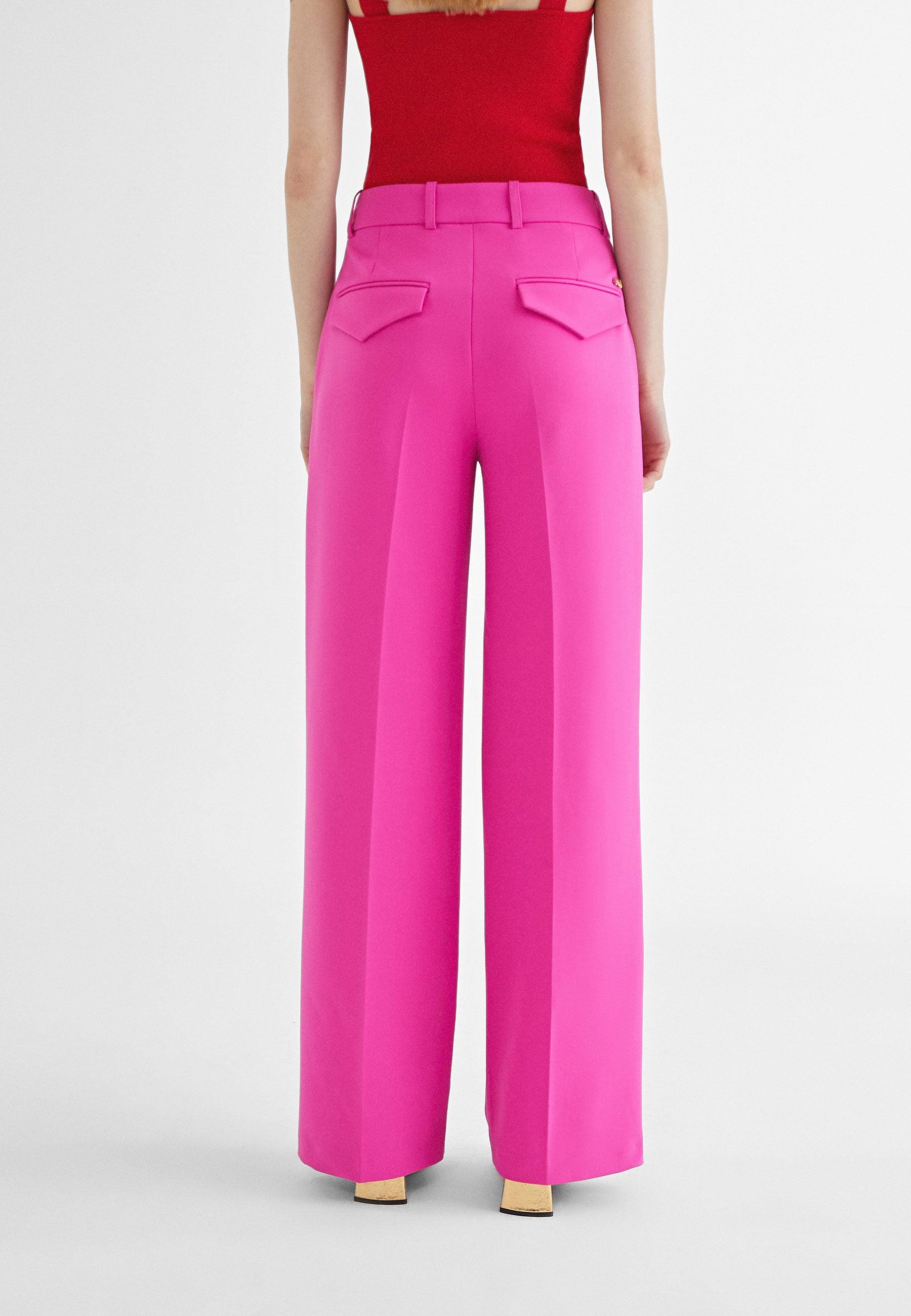 MS2414026-Fuchsia-Straight trousers