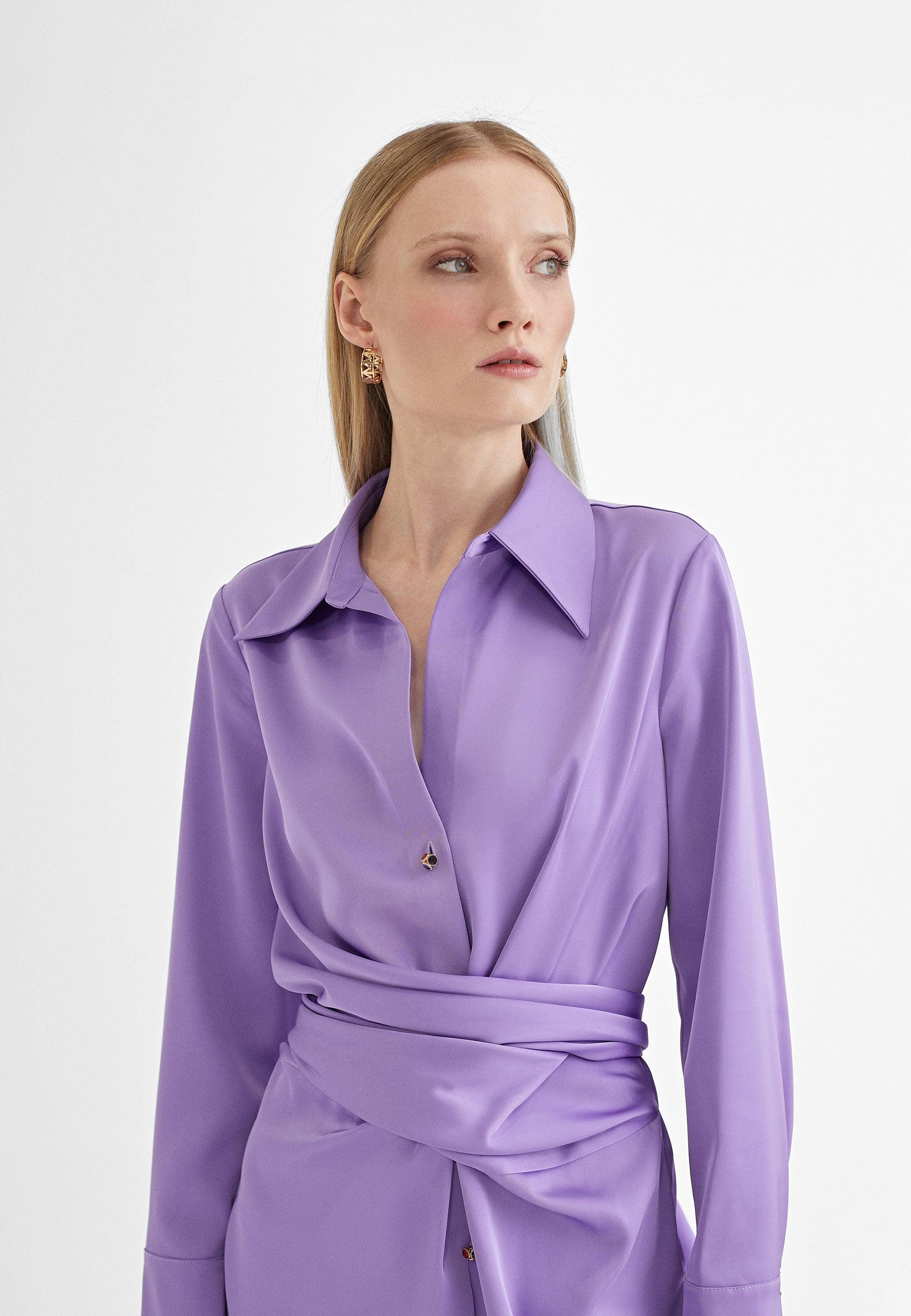 MS2415015-Lilac-Knotted shirt