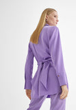 MS2415015-Lilac-Knotted shirt