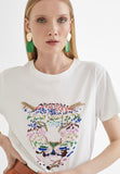 MS2415029-White-Pink-Tiger embroidery T-shirt