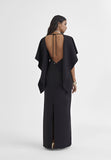 MS2416003-Black-Cape dress